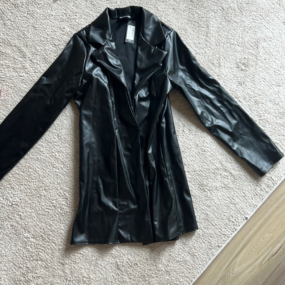 BRAND NEW faux leather blazer from PLL